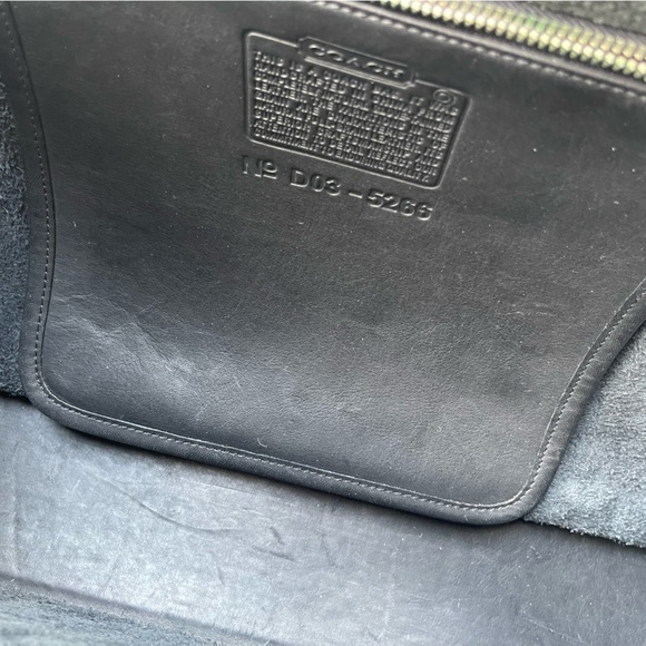 COACH Briefcase -Beekman Black Leather Genuine - Picture 5 of 16